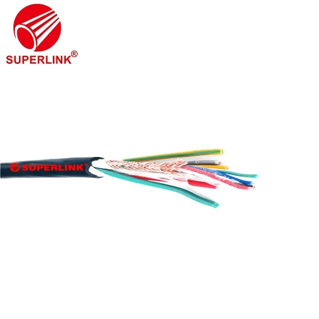 Cavo di controllo a 12 conduttori Cavo di controllo flessibile multicore in rame con rivestimento in PVC da 1 mm